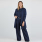 🔥2026 Hot Sale 50% OFF✨Elegant 3-piece set including long cardigan, top and pants💞