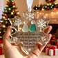 🌊Snowflake-Shaped Sea Glass Friendship Decor❄✨ Shaped by Nature & Crafted by Hand!