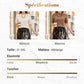 Women's Two-Piece Sweater & Leopard Flowy Skirt Set