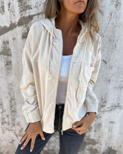 🔥Free Delivery⌛Women's Casual Lapel Hooded Jacket