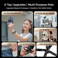 🔥Hot Sale 50% OFF🔥4-in-1 Multifunctional 360° Rotation Magnetic Selfie Stick