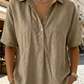 Women's Linen Short Sleeve Shirt