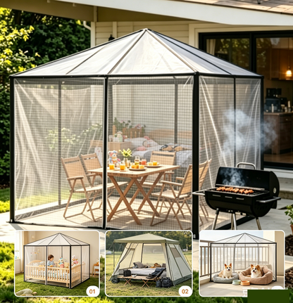 🔥HOT SALE  50%OFF🔥2-Pack Bug-Proof courtyard Screen