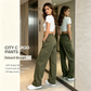 🍃Solid Color Multi‑Pocket Casual Cargo Pants