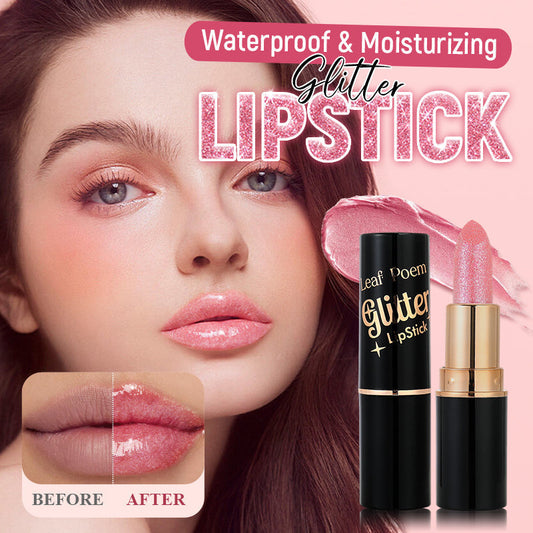 🎉Limited Price￡9.99-Buy 1 Get 1 Free💋Waterproof & Moisturizing Glitter Lipstick