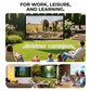 Portable Projector 4K Anti-Light Folding Screen