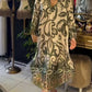 Loose and elegant printed dress