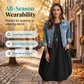 Women's Cotton Linen Loose Casual Pocket Dress