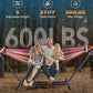 Reinforced & Multi-Person Striped Hammock
