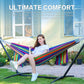 Reinforced & Multi-Person Striped Hammock