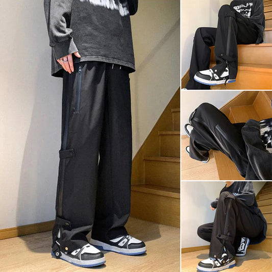 2024 new style casual pants zipper trousers