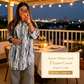 Women Tie Dye V Neck Roll Up Sleeve 2 Piece Matching Pants Set