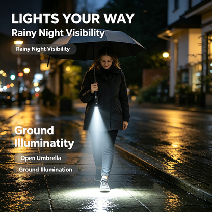 Night Walking LED Light Umbrella