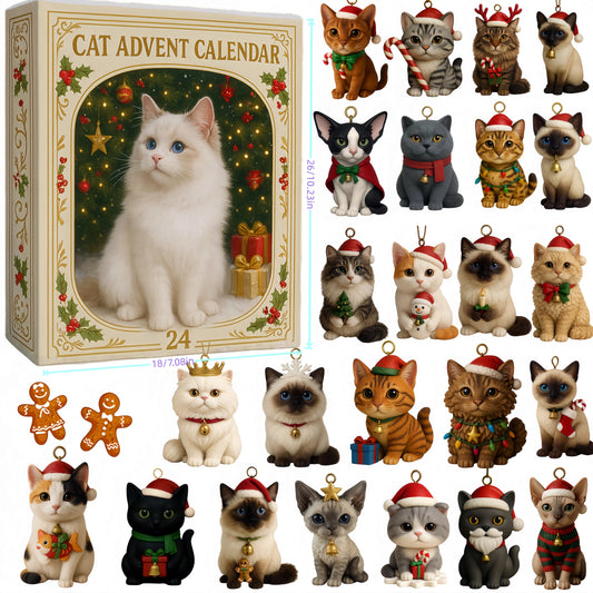 🔥LAST DAY FREE SHIPPING - Purrfect Christmas – Cat Lovers Advent Calendar 2025