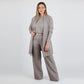 🔥2026 Hot Sale 50% OFF✨Elegant 3-piece set including long cardigan, top and pants💞