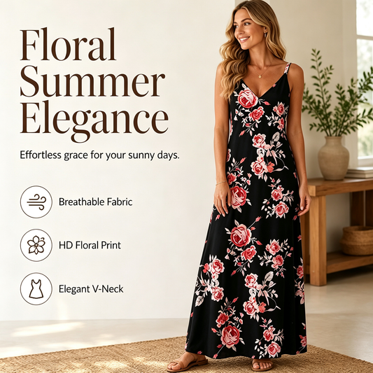 Flowy Vacation Maxi Dress