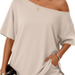 Women’s Off-Shoulder Top & Shorts 2-Piece Set