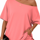 Women’s Off-Shoulder Top & Shorts 2-Piece Set