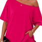 Women’s Off-Shoulder Top & Shorts 2-Piece Set