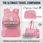 Foldable Convertible Backpack Tote 3-in-1 Travel Bag