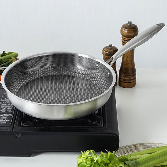 👨‍🍳Michelin Chef's Choice!🔥Non-Stick Stainless Steel Pan🍳