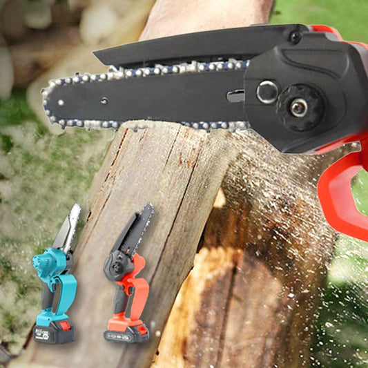 Mini 6" Rechargeable Chain Saw (Battery Included)