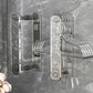 Water Corrugated Hanger Organizer Rack