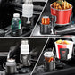2 in 1 Expandable Cup Holder for Car with Locking Function and 360° Rotating