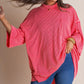 2024 New Oversize High-neck Urban Ribbed Top for Women