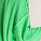 2024 New Oversize High-neck Urban Ribbed Top for Women