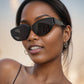 Retro Narrow Cat Eye Sunglasses for Women