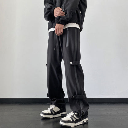 2024 new style casual pants zipper trousers