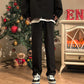 2024 new style casual pants zipper trousers