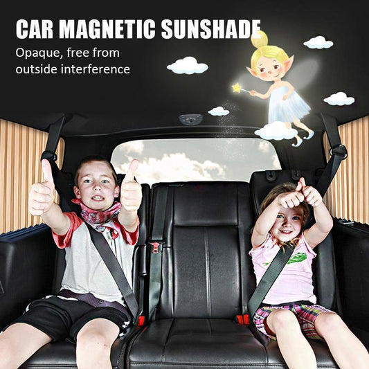 Magnetic car sunshade