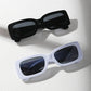 Summer Simple Square-Frame Lightweight Sunglasses