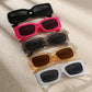 Summer Simple Square-Frame Lightweight Sunglasses