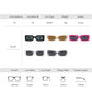 Summer Simple Square-Frame Lightweight Sunglasses