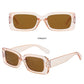 Summer Simple Square-Frame Lightweight Sunglasses