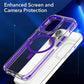 Anti-Fall Transparent Magnetic Phone Case for iPhone