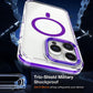 Anti-Fall Transparent Magnetic Phone Case for iPhone