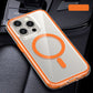 Anti-Fall Transparent Magnetic Phone Case for iPhone