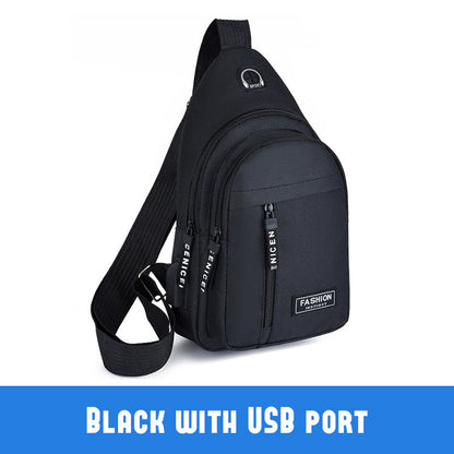 Sling Bag with USB Port