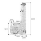 Multi-Purpose Strong Load-Bearing Suction Cup Door Handle & Hook