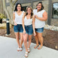 Women's Mid Rise Jean Shorts
