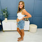 Women's Mid Rise Jean Shorts