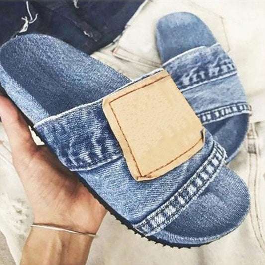 Women’s Denim Slippers