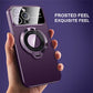 Magnetic Frosted Phone Case with Stand for iPhone 11/12/13/14/15