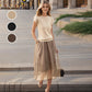 Women's Elegant Top & Long Skirt Two Piece Set