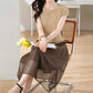 Women's Elegant Top & Long Skirt Two Piece Set