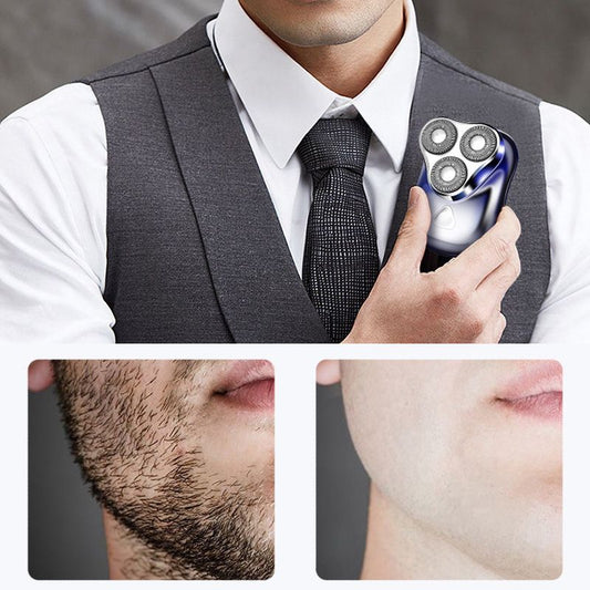 Three-head Portable Electric Shaver